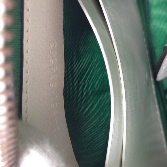 Authentic Gucci White Canvas Shoulder Bag mon962-110525 - Picture 14 of 16